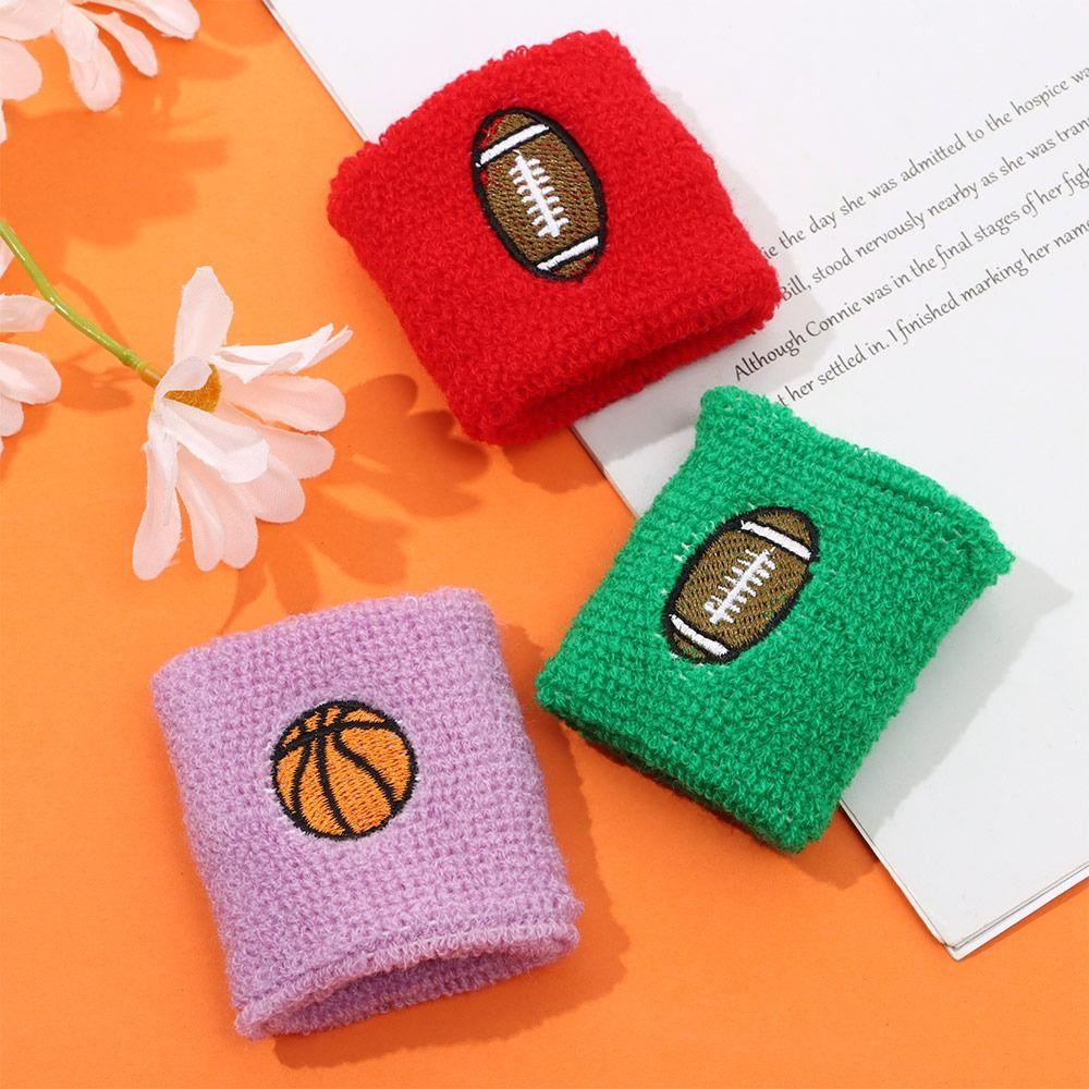 Patroon Kinderen Stretch Elastisch Kinder Polsbandjes Polsbeschermer Hardloop Hoofdband Sport Zweetband