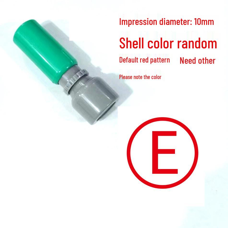 10mm Lichtempfindliches Stempelset: Vollständiges englisches Alphabet & Zahlen 0-9, Perfekt für Lehrer & Nummerierungsaufgaben, Kleine Größe