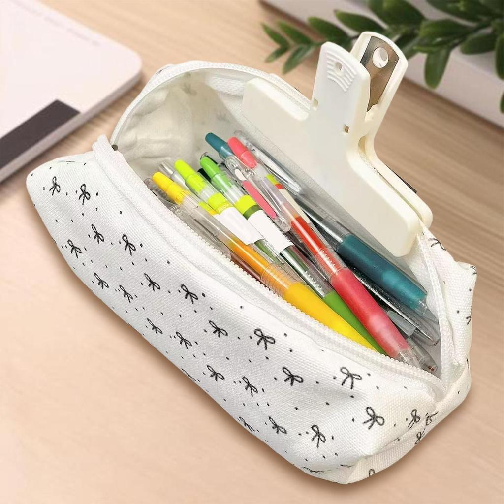 Pencil Bag Large Capacity Stationery Bag Travel Storage Bag Women'S Cosmetic Bags Cute Design Girls Pencil Case