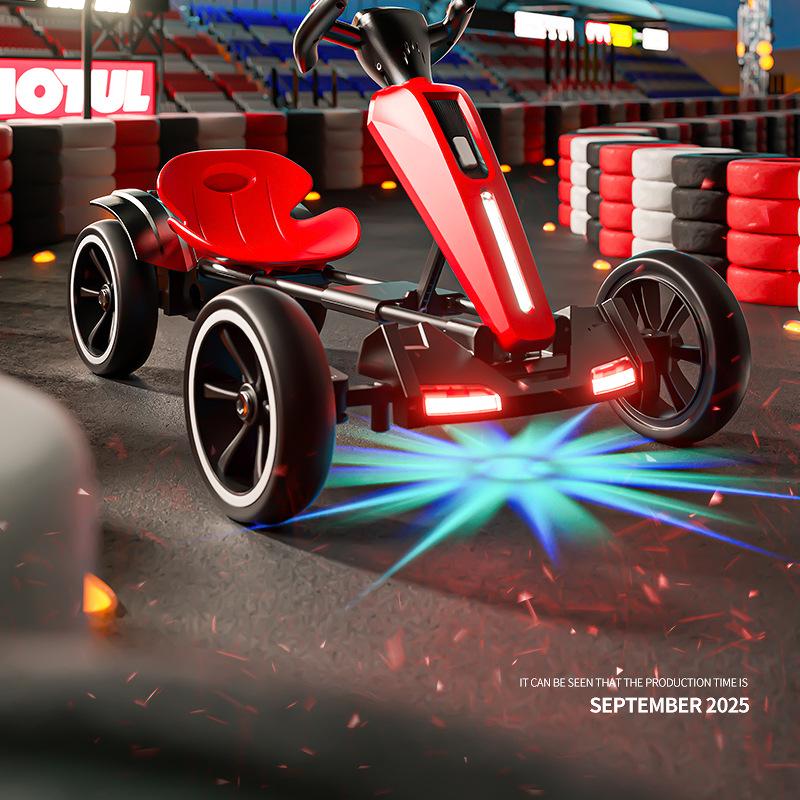 Foldable Children's Electric Go-Kart - Remote Control Car for Boys & Girls