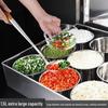Commercial 304 Stainless Steel Multi-Compartment Seasoning Box