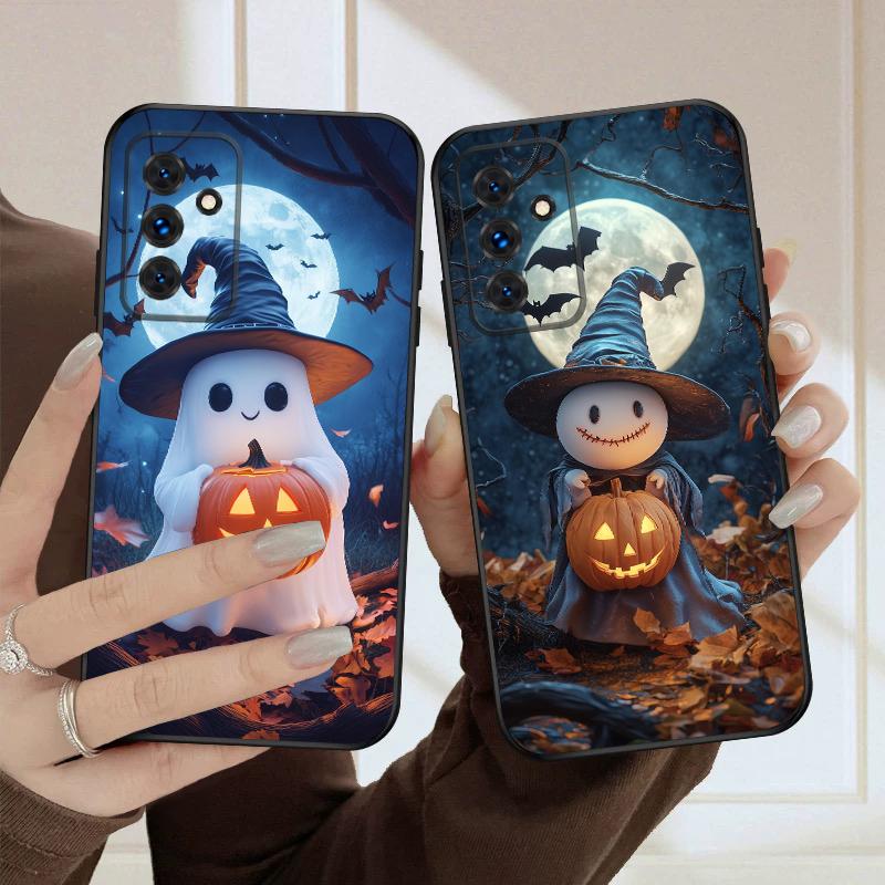Xiaobai and Pumpkin For Samsung S20FE S21 22 23 FE 24 Plus 25 Ultra Galaxy M23 32 34 35 52 53 54 55 5G Silicone Soft Phone Case