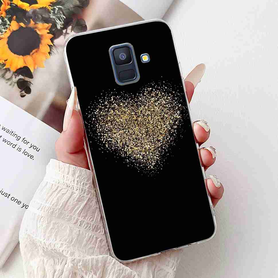 For Samsung Galaxy A6 2018 5.6" Case SM-A600F Soft Silicone TPU Cover For Samsung a6 A6 2018 SM-A600FN New Butterfly Phone Cases