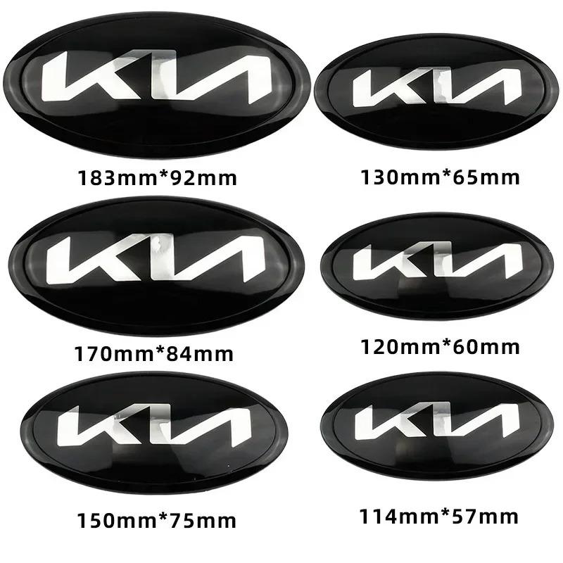 Car Front Hood Emblem Rear Trunk Badge Sticker for KIA KN K2 K3 K4 K5 Sportage Picanto Sorento Rio Soul Ceed Niro Forte Stinger