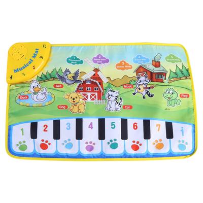 Bebek Müzik Mat Çocuk Emekleme Piyano Halı Eğitici Müzikli Oyuncak Çocuklar Hediye