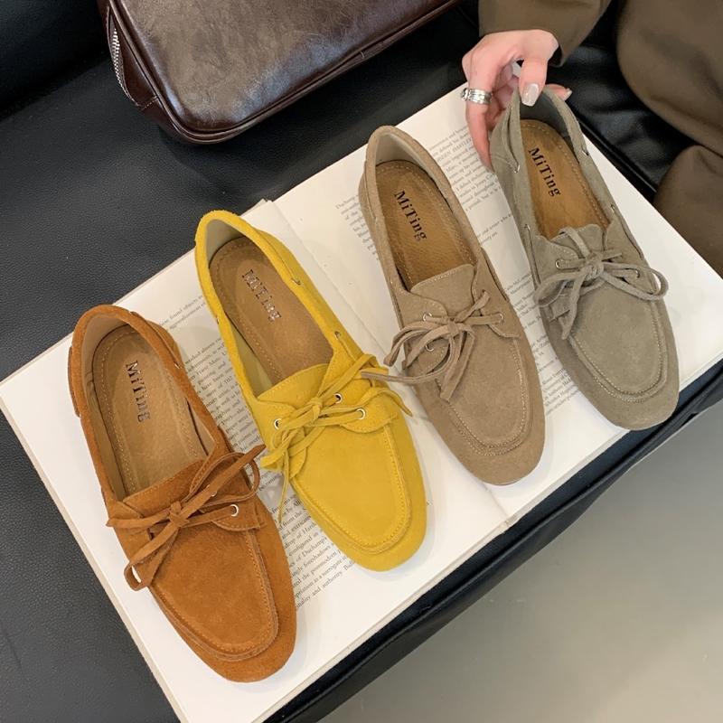Fashion AIYUQI Women's Beanie Shoes British Style 2025 New New Retro Flat Shoes Female Large Size Slip-on Loafers For Women