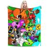 Cartoon Sprunki Music Game Blanket Fleece  Soft Throw Blanket for Bedding Couch Bed Rug