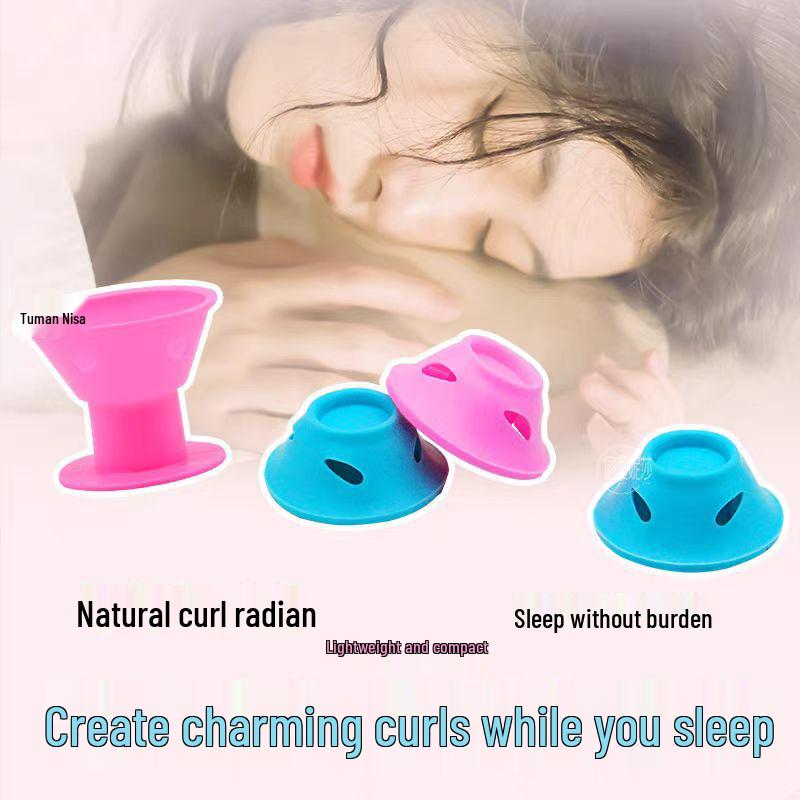 Мягкие силиконовые бигуди-ролики: Неповреждающие локоны для завивки на ночь на челку в наличии