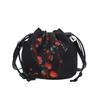 Sanitary Napkin Bag Flower Handbags Cloth Hanfu Drawstrings Bag Ethnic Style Crossbody Bag  Outdoor