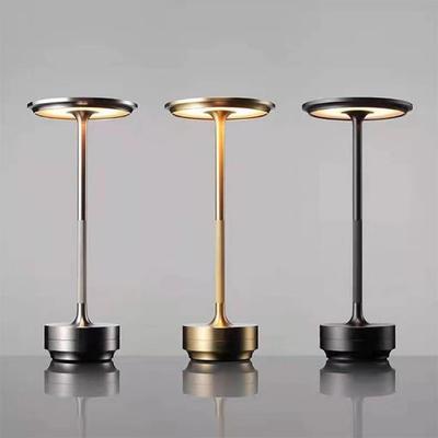 Lampada da scrivania a LED con ricarica, stile industriale, dimmerabile al tocco, ricarica portatile USB, caffetteria, bar, arredamento vintage, luce notturna