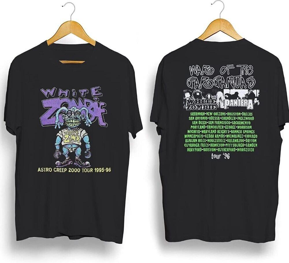 1996 WhITE Zombie AsTRO Creep 2000 Tour T-Shirt For Fans