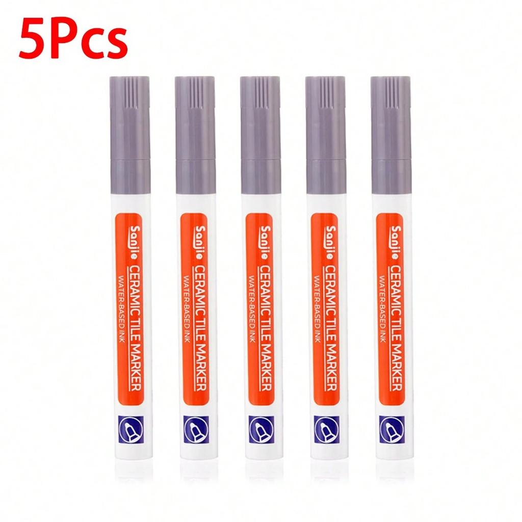 1/5Pcs Waterproof Tile Marker Grout Pen Wall Seam Pen For Tiles Floor Bathroom Decontamination Seam Repair Paint Brush Tools