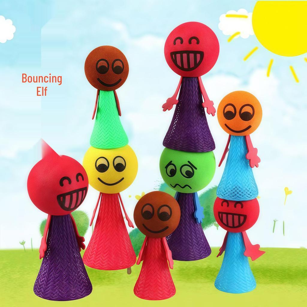 Jumping Elf Toy: Non-Luminous Stress Reliever for Primary Students & Kindergarten Graduates