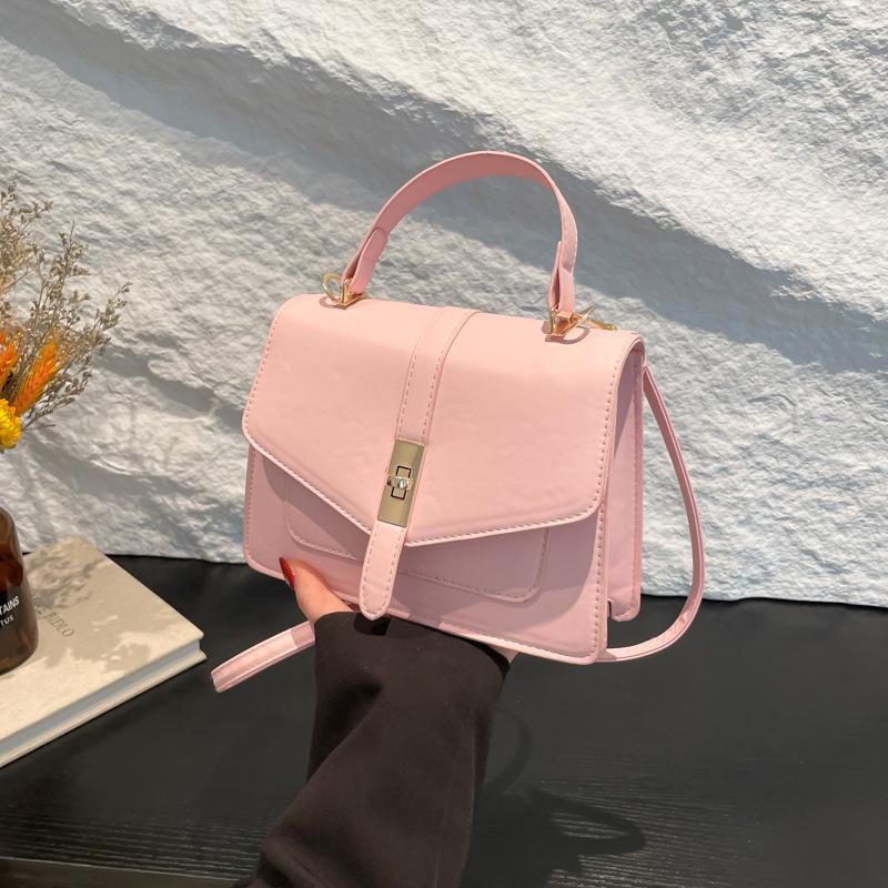 Leisure large capacity 2025 summer new lady trend simple single shoulder oblique span mobile phone small square bag women