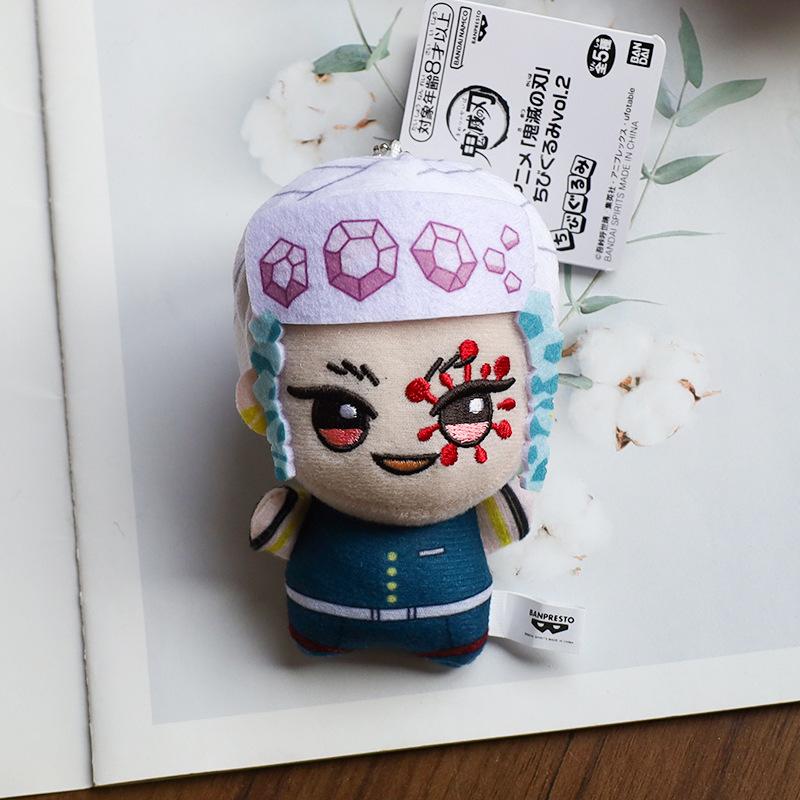 Non-Toxic New 10Cm Anime Demon Slayer Tomioka Giyu Kamado Tanjirou Kamado Nezuko Agatsuma Zenitsu Shinazugawa Genya Plush Toy Doll Gift