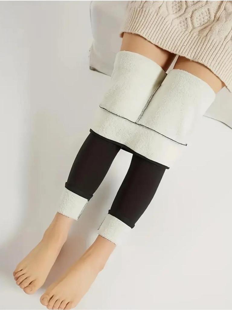 Women's Winter Fleece Yoga Pants - High Waist, Velvet Lined, Butt Lifting, Tummy Control, Warm Base Layer, Anti-Cold.