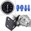   Aluminum Car 160psi   1: 1 Fuel Pressure Regulator Oil Gauge Kit (Black)