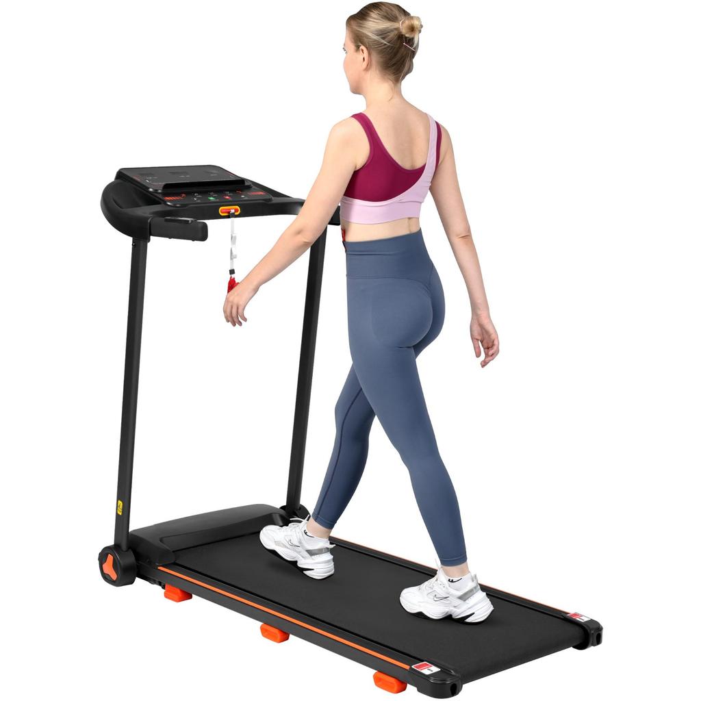 Folding Treadmill with 2.5HP Motor, 12 Programs, Bluetooth Speaker & 8% Incline