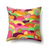 Sofa Pillowcase Home Cushion Cover  Colorful Rainbow
