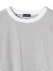 SHIPS for Long Ribbed Sleeve Top in Size One Size Women's Striped/Solid Colors, 312050299, White,