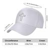 Mode chrétienne religieuse jésus casquette de baseball unisexe femmes personnalisé réglable adulte catholique croix papa chapeau été Snapback chapeaux