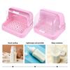 1 Stück Besteckaufbewahrungsbox Rosa PP Feuchtigkeitsgeschützt Für Produkte
