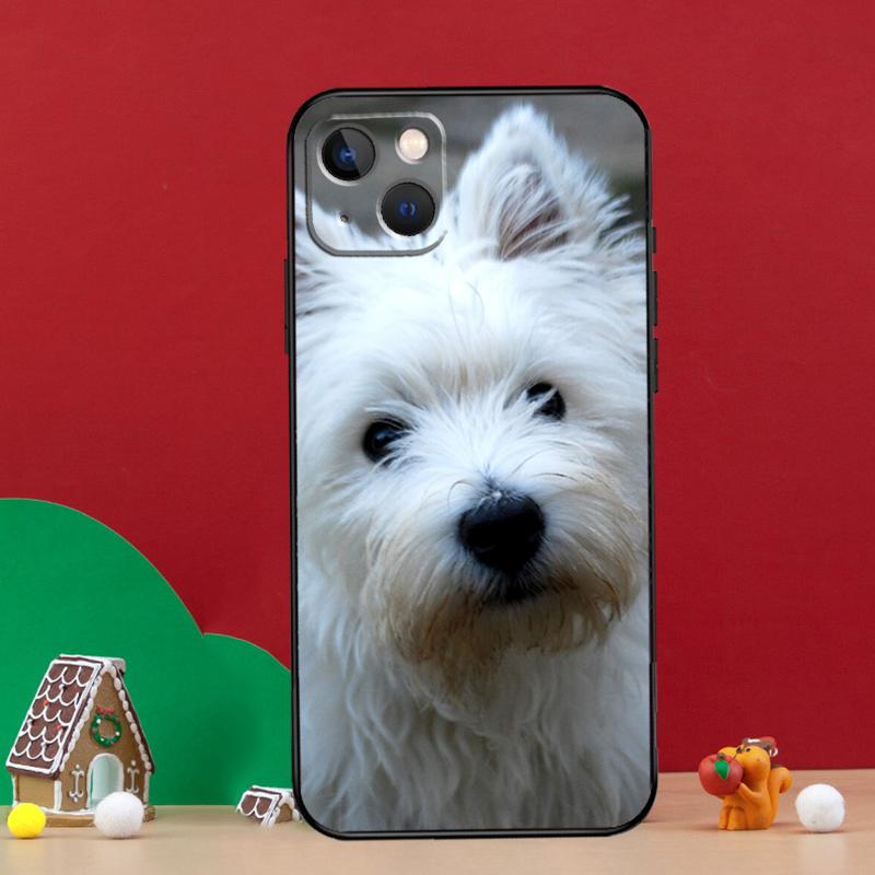 Westie Dog Case For iPhone 15 12 14 Pro Max 11 13 Mini Plus XR X XS Max Phone Back Cover