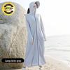 Dámský dlouhý letní kabát z ultra tenkého ledového hedvábí pro ochranu před sluncem