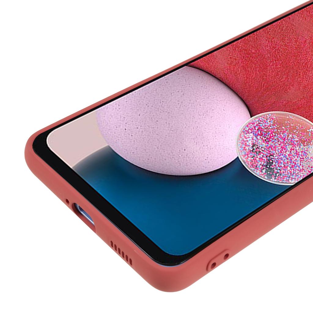 Pentru Samsung Galaxy A13 4G Husă de Telefon TPU cu Căptușeală din Fibră Suprafață Cauciucată Husă de Telefon Rezistentă la Șocuri