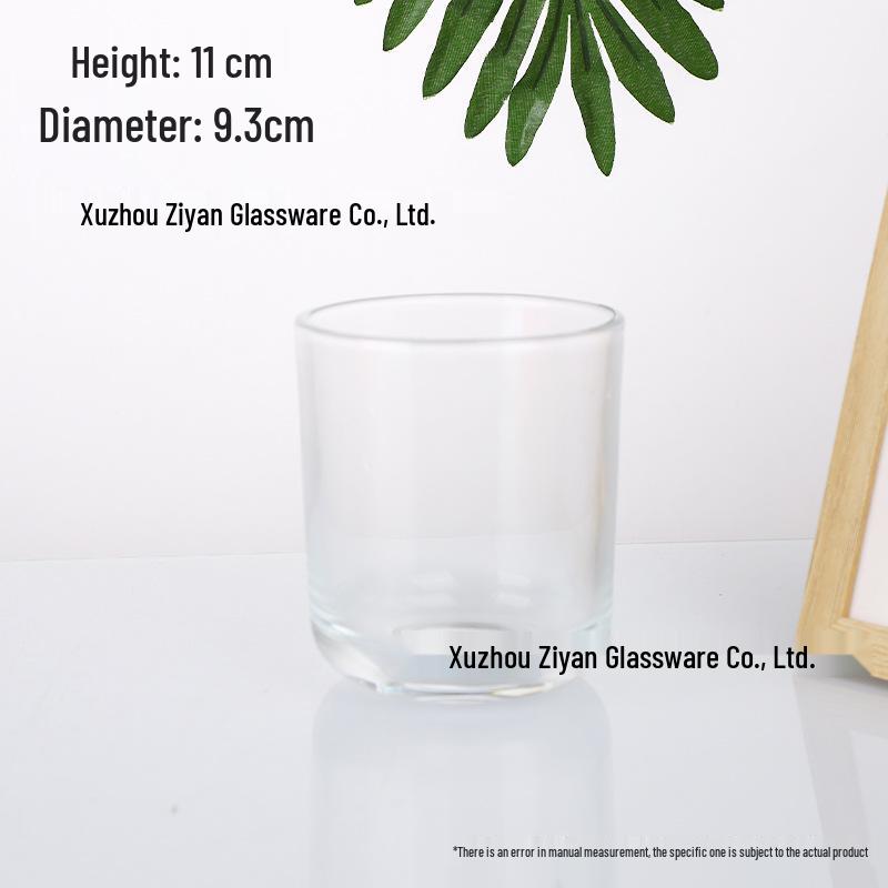 U-shaped Aromatherapy Wax Candle Holder - Transparent Glass Ornament