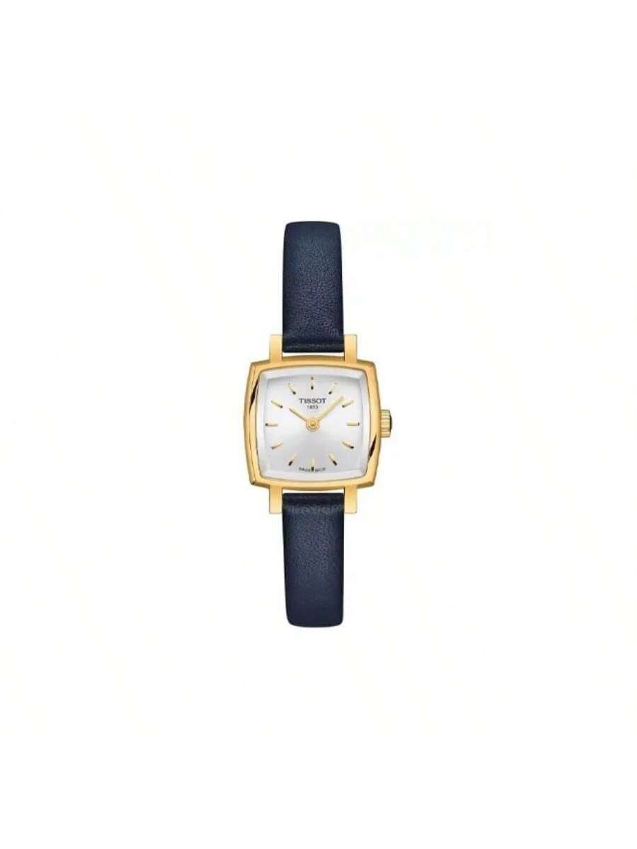 

Women s quartz watch, Swiss-made, silver dial, stainless steel case, genuine leather & silver strap, only silver available. T058.109.36.031.03 білий