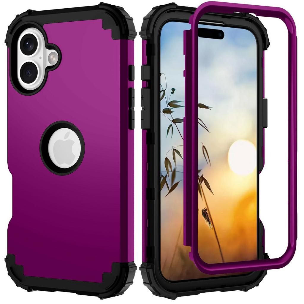 L-Style For iPhone 17 Case Shockproof PC+TPU Phone Back Cover