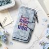 Inspirational Lettering Fashion Long Wallet Multi Card Slot Portable Purse