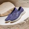 Women's Knitted Mesh Flats Shoes Breathable Slip On Shoes Casual Sneakers Comfortable Walking Shoes for Women Lightweight Dressy Work Loafer Shoes