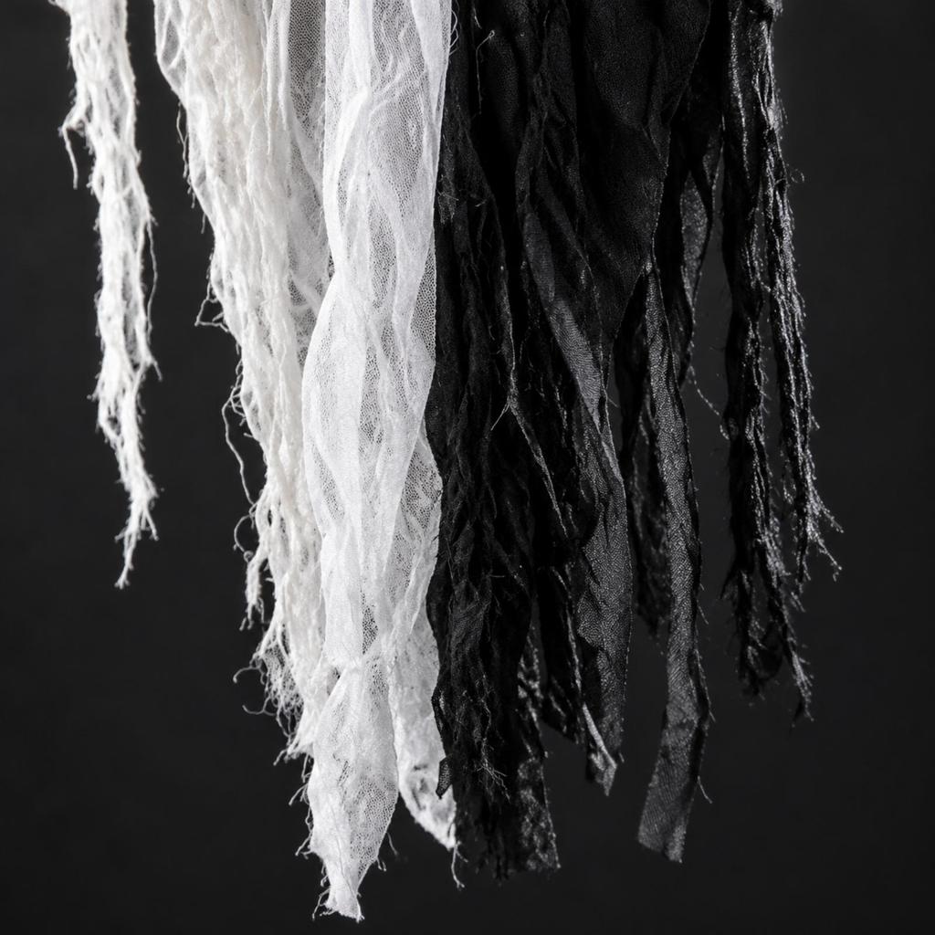 Hanging Halloween Ghost Decoration Spooky for Porches, Rods