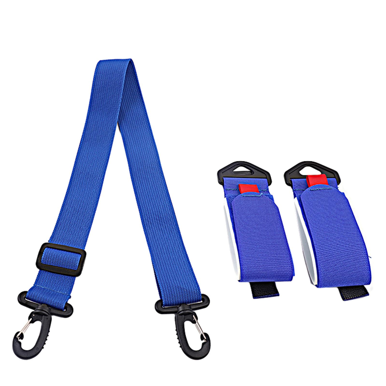 

Men Women Ski Carrier Strap Nylon Snowboard Carrying Straps Ski Strap Adjustable Snowboard Shoulder Carrier Ski Carrier синий