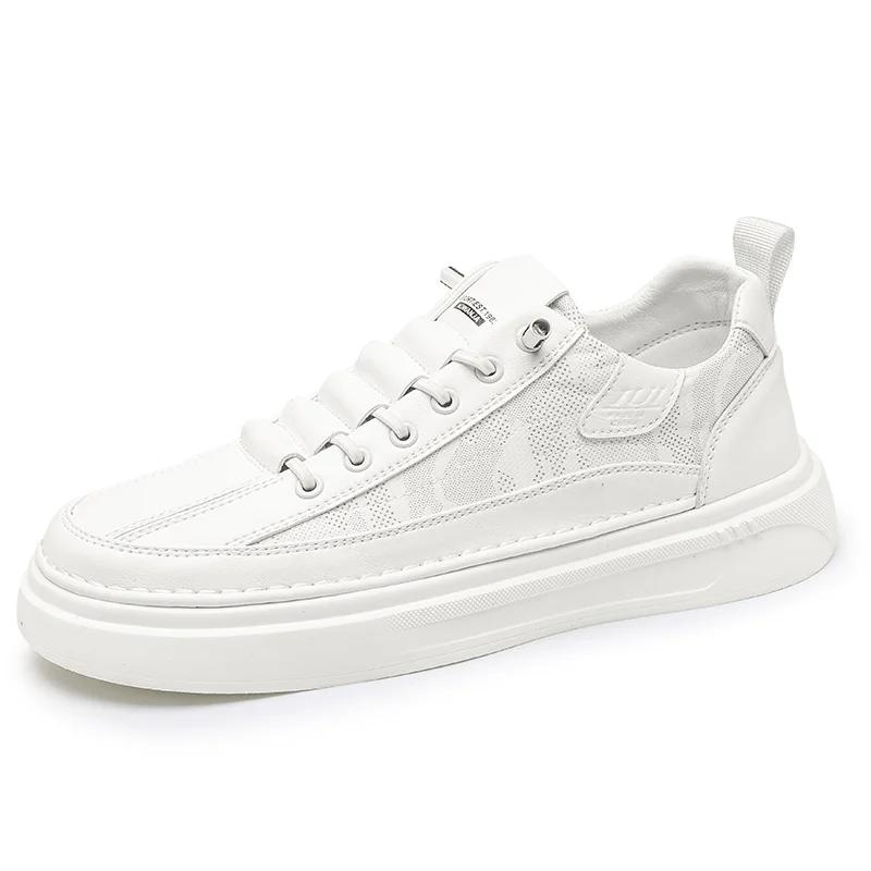 

Дышащие и модные Новые модели удобные и повседневные мужские кеды для скейтборда Кроссовки Мода Вождение Ходьба Теннисные туфли для 44 белый