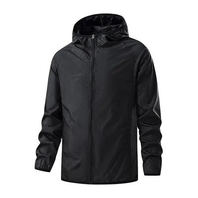 Chaquetas de senderismo para hombre y mujer, cortavientos impermeable con protección solar, para acampar, escalar, abrigo de lluvia para exteriores, ropa portátil Unisex