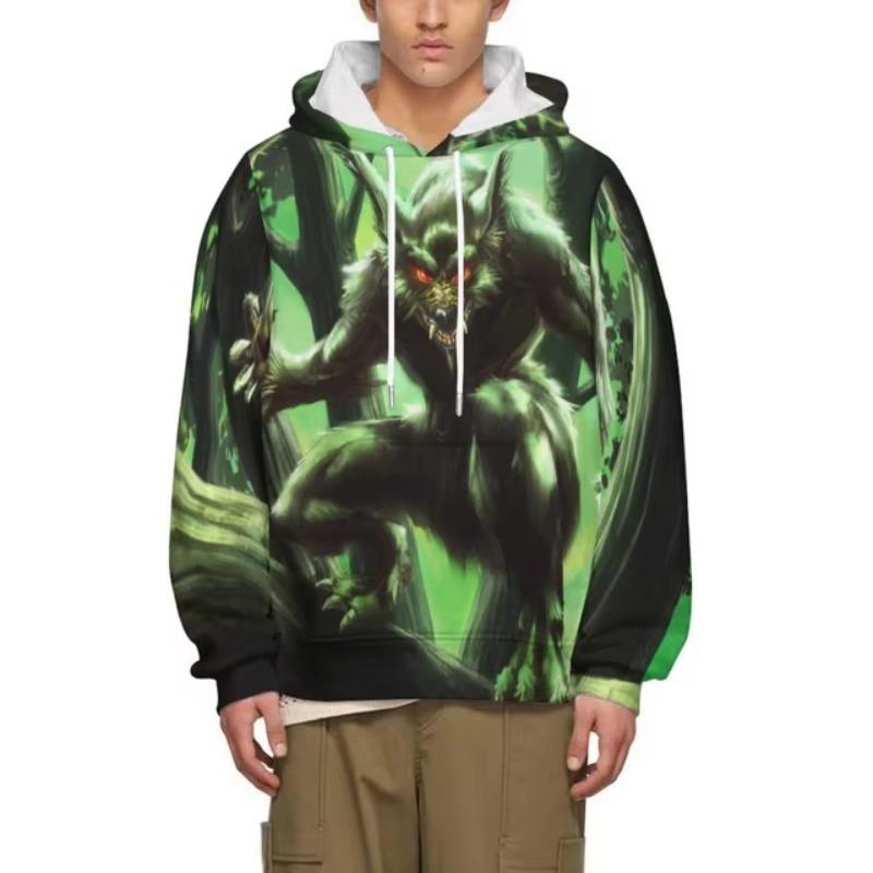 Personality Animal Tiger Sweatshirts Fashion 3d Hoodie Casual Long Sleeve Harajuku Pullover