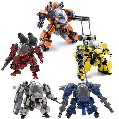 336 Stück Roboter Anime Figur Bausteine Weihnachtsspielzeug für Kinder Modellbausätze Figurenblock Bastelspielzeug für Erwachsene
