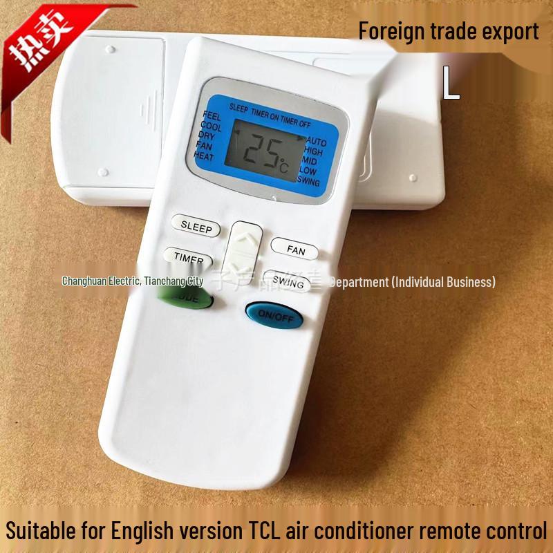 

Compatible TCL Air Conditioner Remote Control GYKQ-03 GYKQ-63 for International Use Remote Control