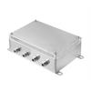 304 Stainless Steel Waterproof Junction Box, Dustproof & Corrosion-Resistant, Three-Proof UK Terminal Box for Outdoor Use.