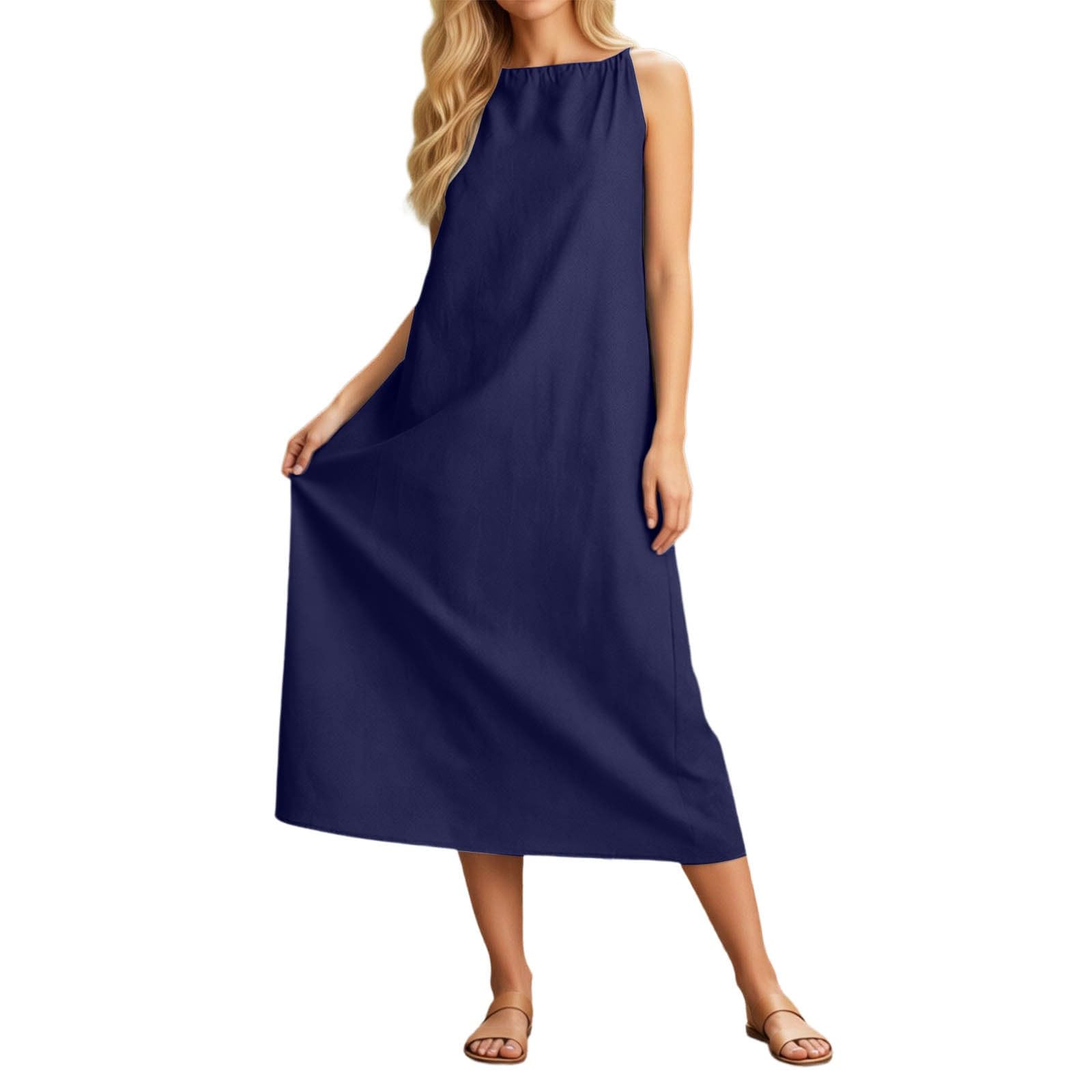 

Ladies Casual And Fashionable Dress, Long Skirt XL Темно-синій