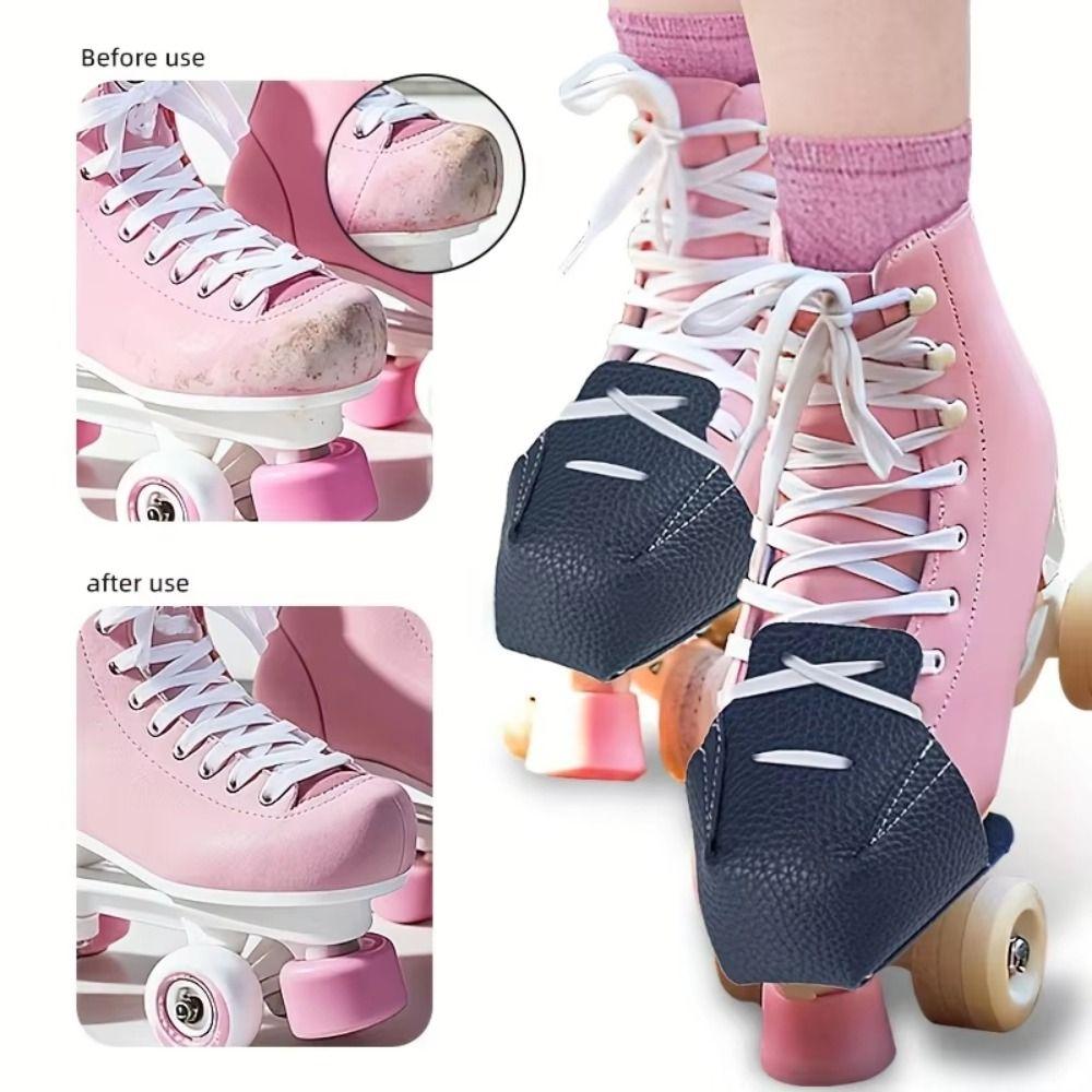 Adjustable Skate Toe Caps Leather Guard Skating Cover Protectors  Outdoor Sports