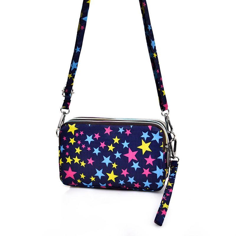 Zipper Long Wallet Mobile Phone Bag Shoulder Bag Crossbody Bag Wrist Bag Plus Large Coin Purse