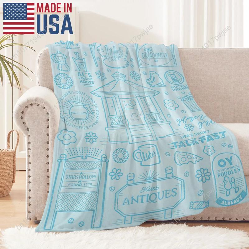 Gilmore Girls Feather Knit Fluffy Throw Blanket Custom blankets 80x120cm(31x47inch)