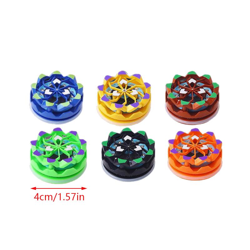 Fireworks Gyro Toy Glowing Rotating Gyro Battle Handheld Stress Relief Gyro Creative Children'S Gift That Will Emit Fire