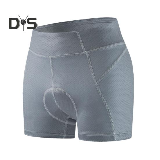 Women Ergonomic Cycling Shorts 4D Padded Lightweight Breathable Mesh Fabric Slim Fit Design Bike Shorts