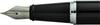 Sheaffer 300 Black Chrome Fountain Fine Officially Imported & Pen, Nib, SGC9314PN-F,