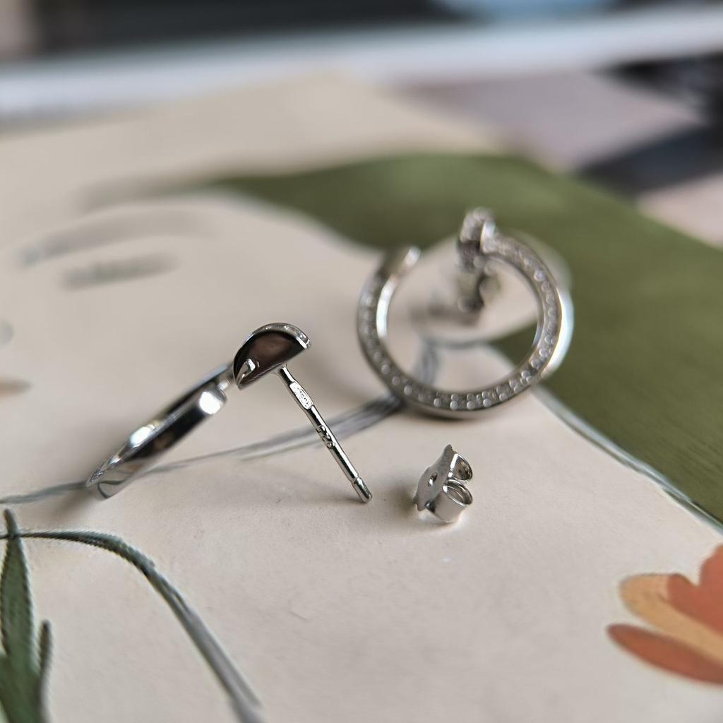 Øredobber i sølv med cubic zirkon (2191964)